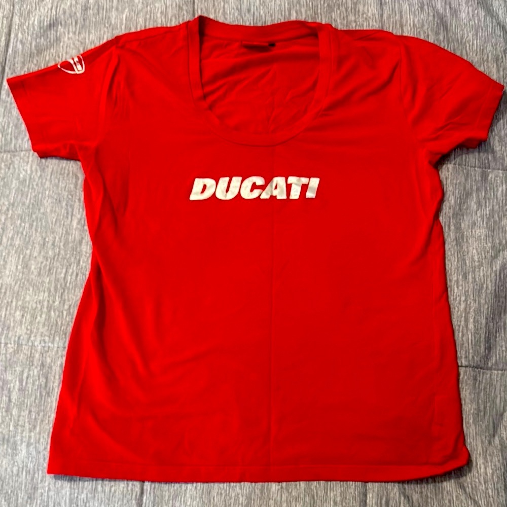 Women's Red Ducati T-Shirt